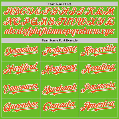 Custom Aurora Green Orange-White 3D Pattern Design Gradient Style Twinkle Star Authentic Baseball Jersey - Sky-Custom