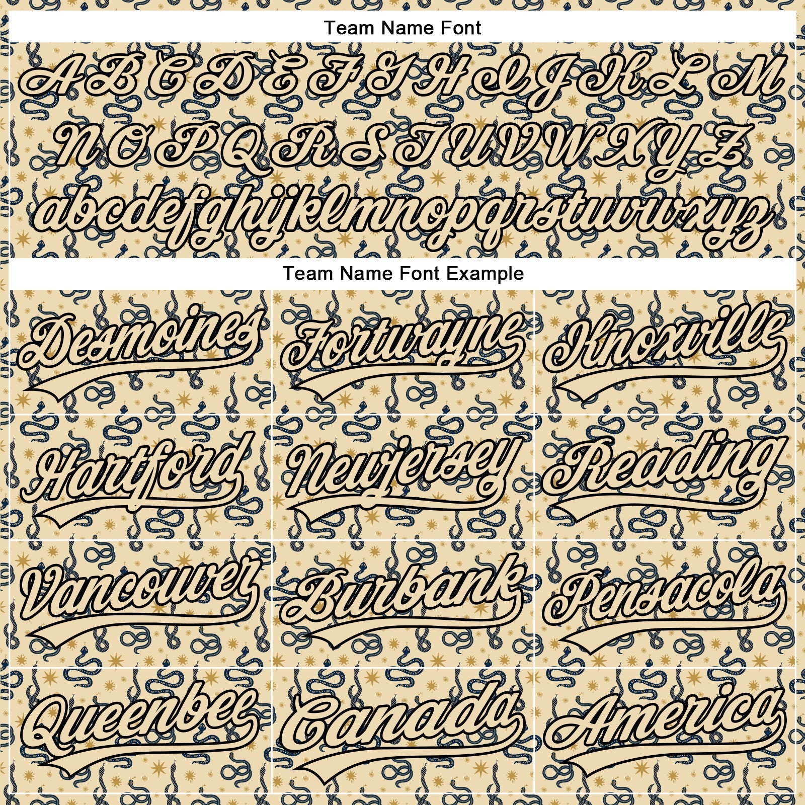 Custom Cream Black 3D Pattern Design Animal Snake Authentic Baseball Jersey - Sky-Custom