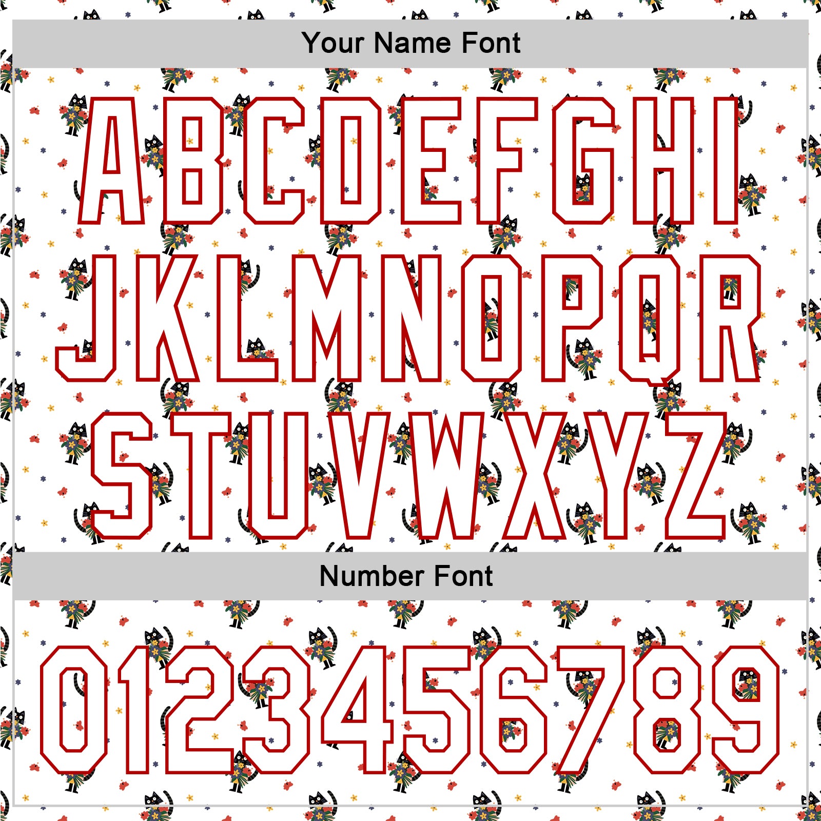 Custom White Red 3D Pattern Design Animal Cat Authentic Baseball Jersey - Sky-Custom