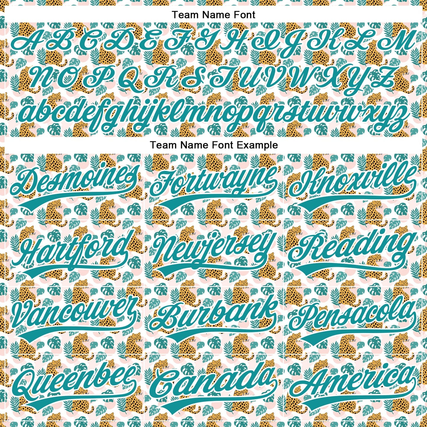 Custom White Teal 3D Pattern Design Animal Leopard Authentic Baseball Jersey - Sky-Custom