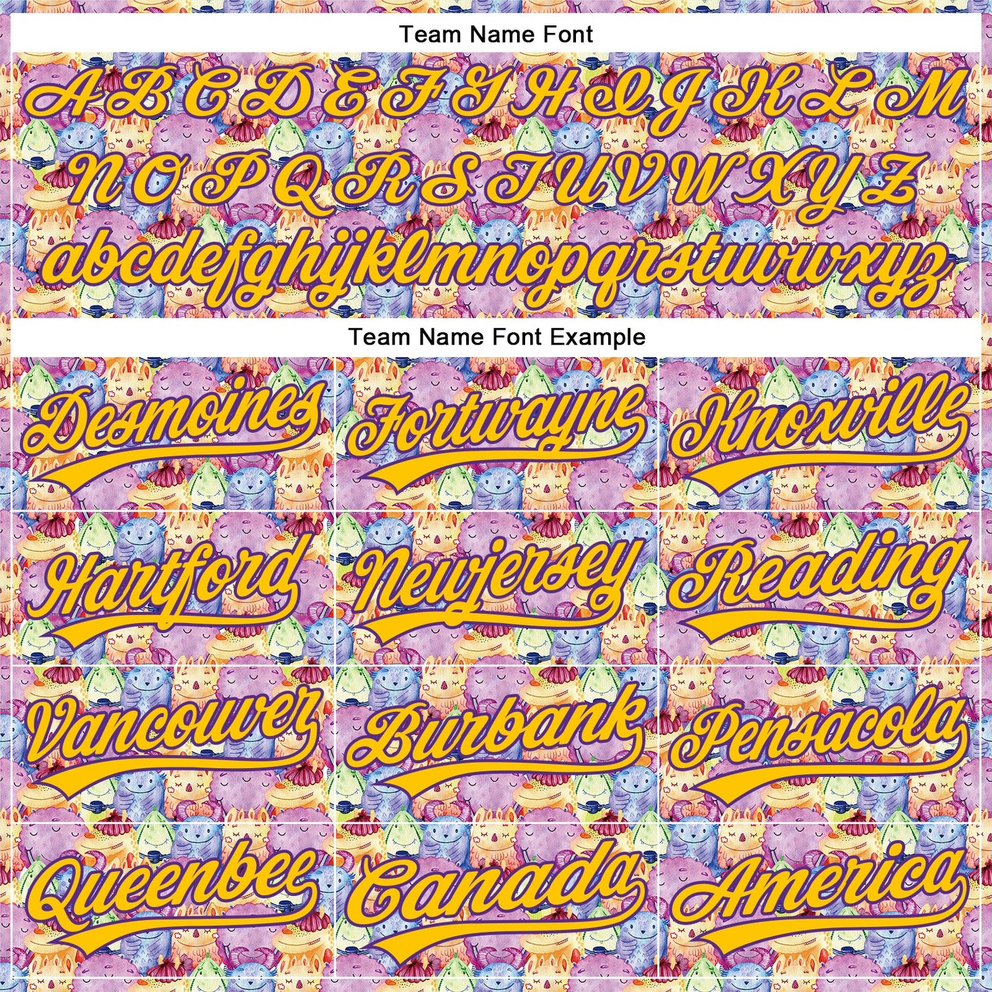 Custom Pink Yellow-Purple 3D Pattern Design Animal Funny Monster Authentic Baseball Jersey - Sky-Custom