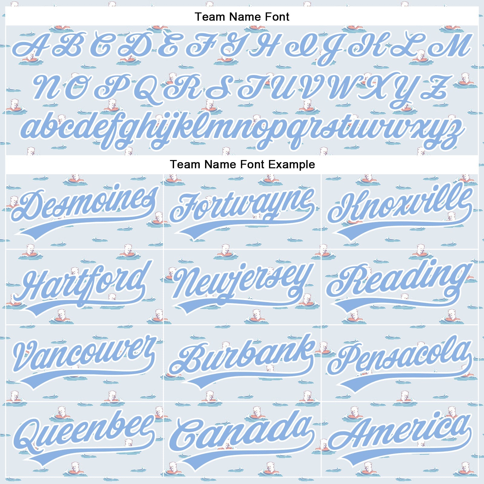 Custom Gray Light Blue-White 3D Pattern Design Animal Dog Surfing Authentic Baseball Jersey - Sky-Custom