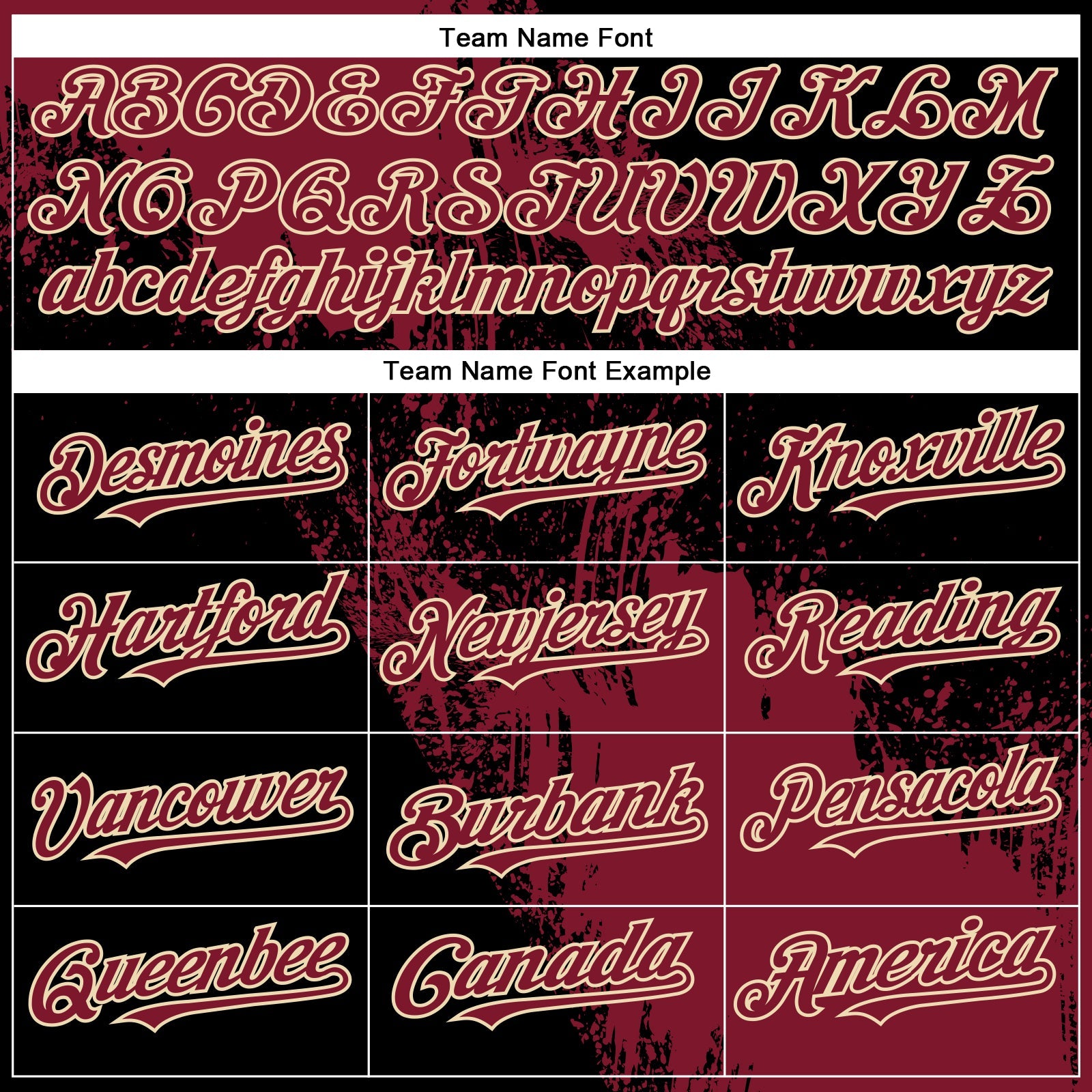 Custom Crimson Black-Cream 3D Pattern Design Abstract Brush Stroke Authentic Baseball Jersey - Sky-Custom
