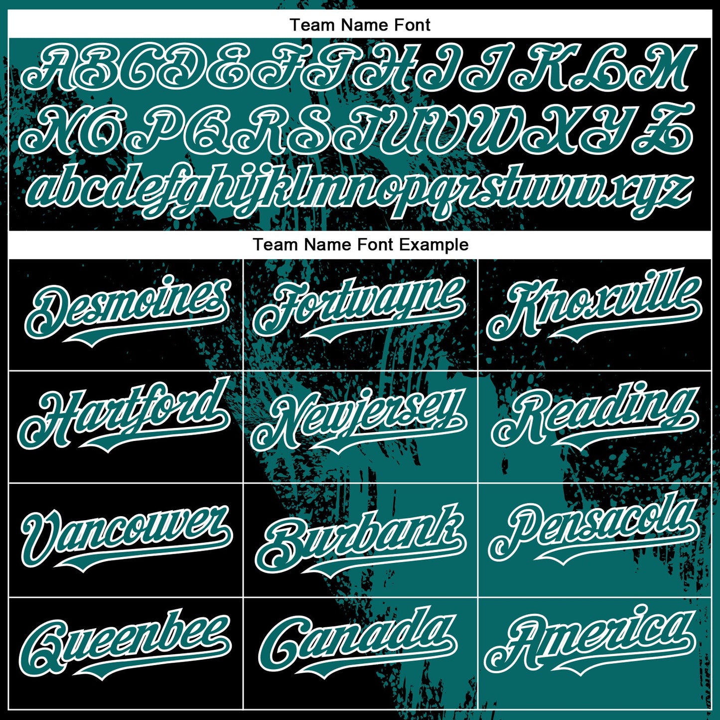 Custom Teal Black-White 3D Pattern Design Abstract Brush Stroke Authentic Baseball Jersey - Sky-Custom