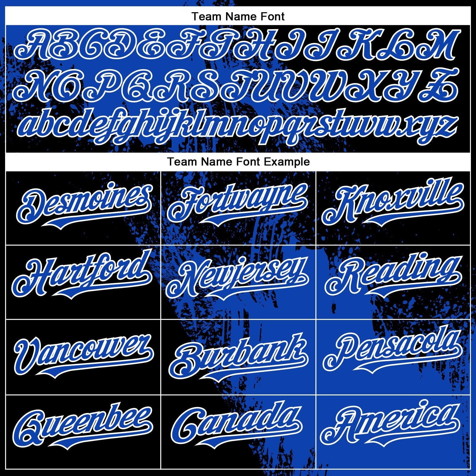 Custom Thunder Blue Black-White 3D Pattern Design Abstract Brush Stroke Authentic Baseball Jersey - Sky-Custom