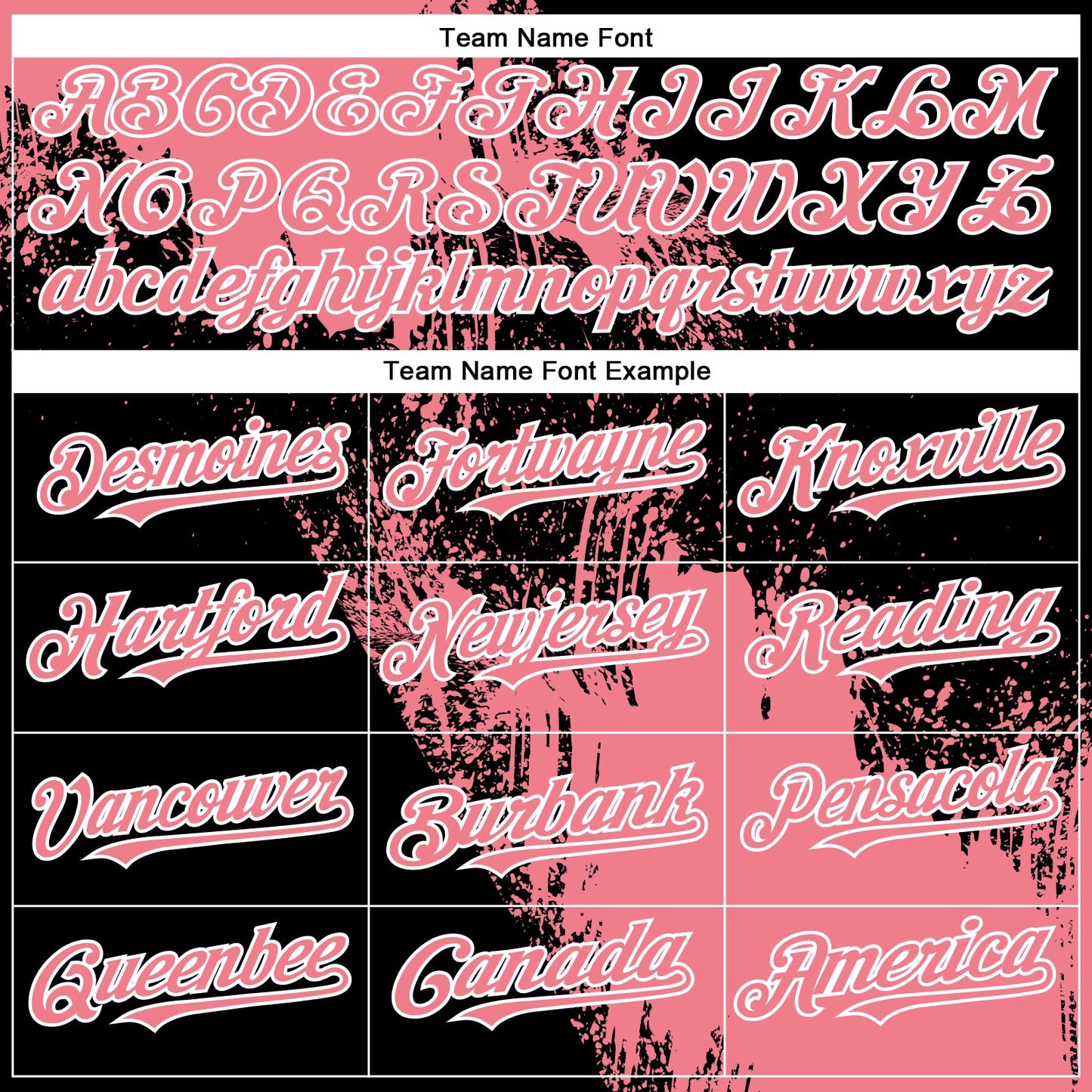 Custom Medium Pink Black-White 3D Pattern Design Abstract Brush Stroke Authentic Baseball Jersey - Sky-Custom