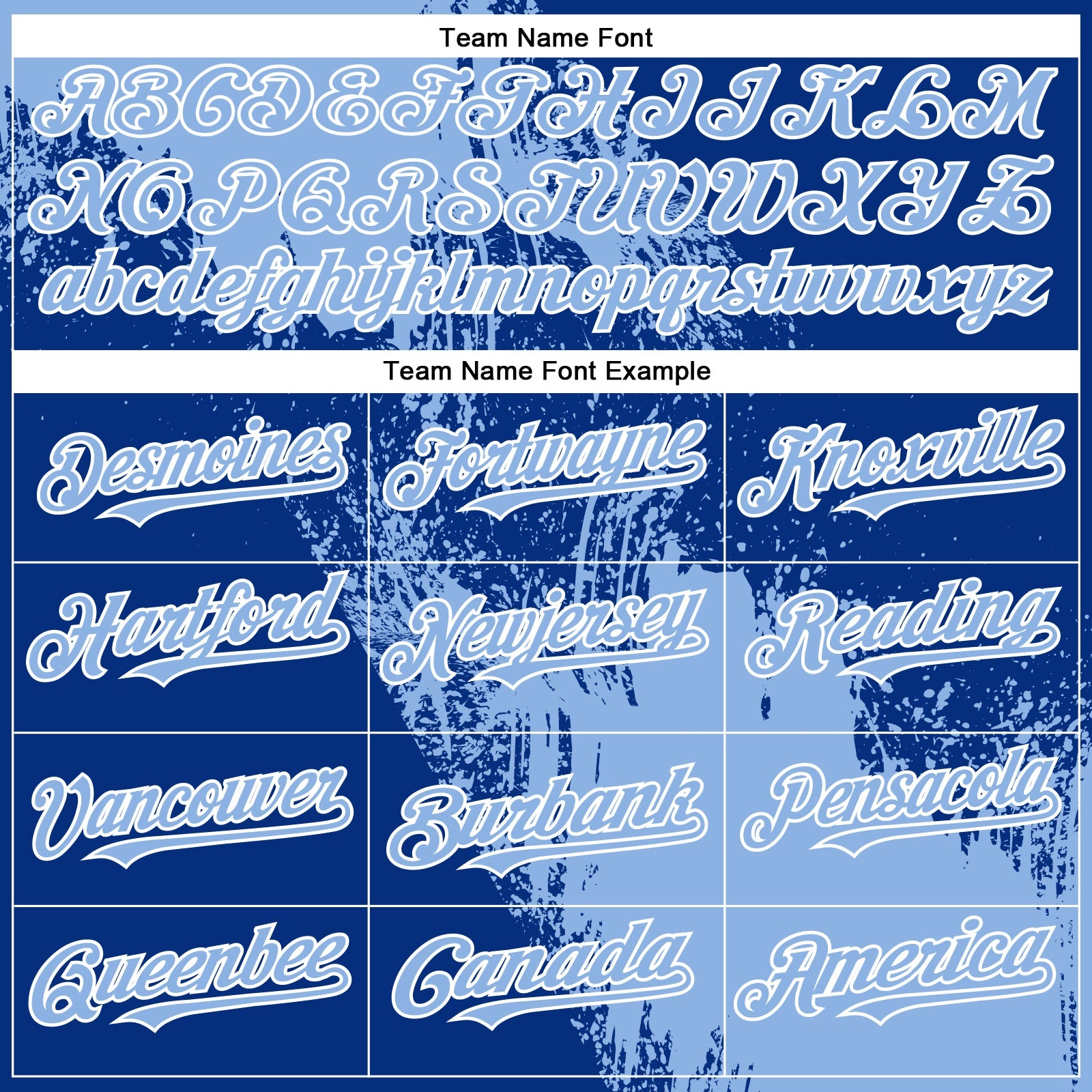 Custom Light Blue Royal-White 3D Pattern Design Abstract Brush Stroke Authentic Baseball Jersey - Sky-Custom