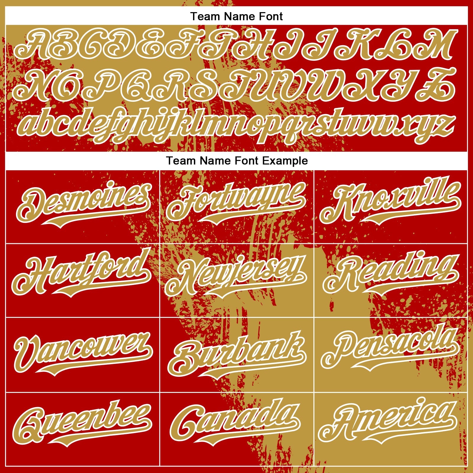 Custom Old Gold Red-White 3D Pattern Design Abstract Brush Stroke Authentic Baseball Jersey - Sky-Custom