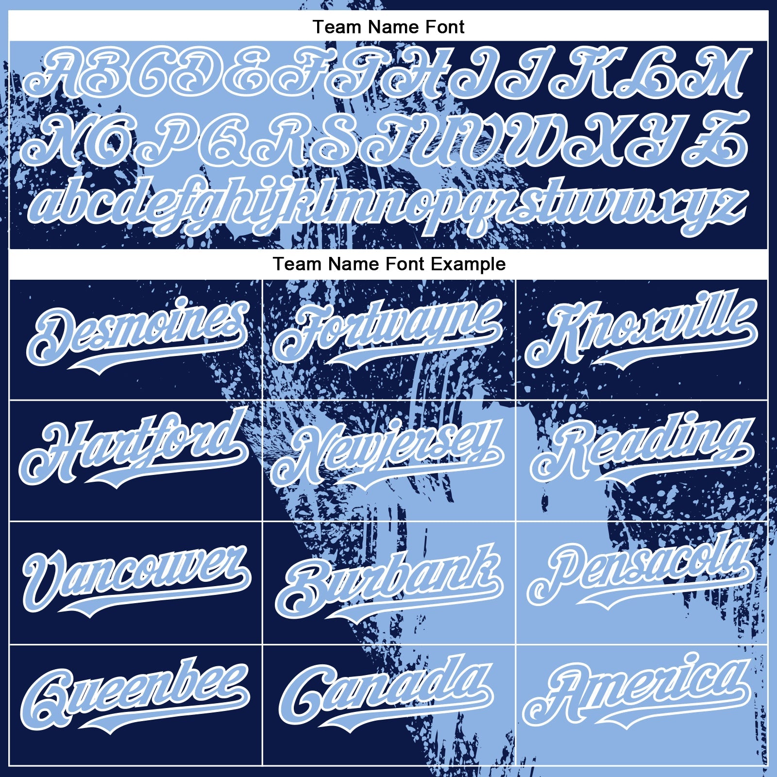 Custom Light Blue Navy-White 3D Pattern Design Abstract Brush Stroke Authentic Baseball Jersey - Sky-Custom