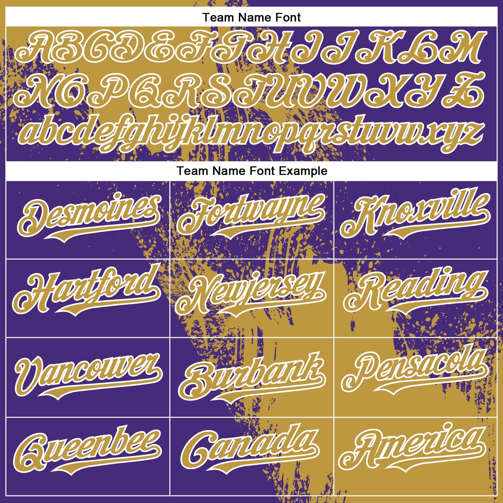 Custom Old Gold Purple-White 3D Pattern Design Abstract Brush Stroke Authentic Baseball Jersey - Sky-Custom
