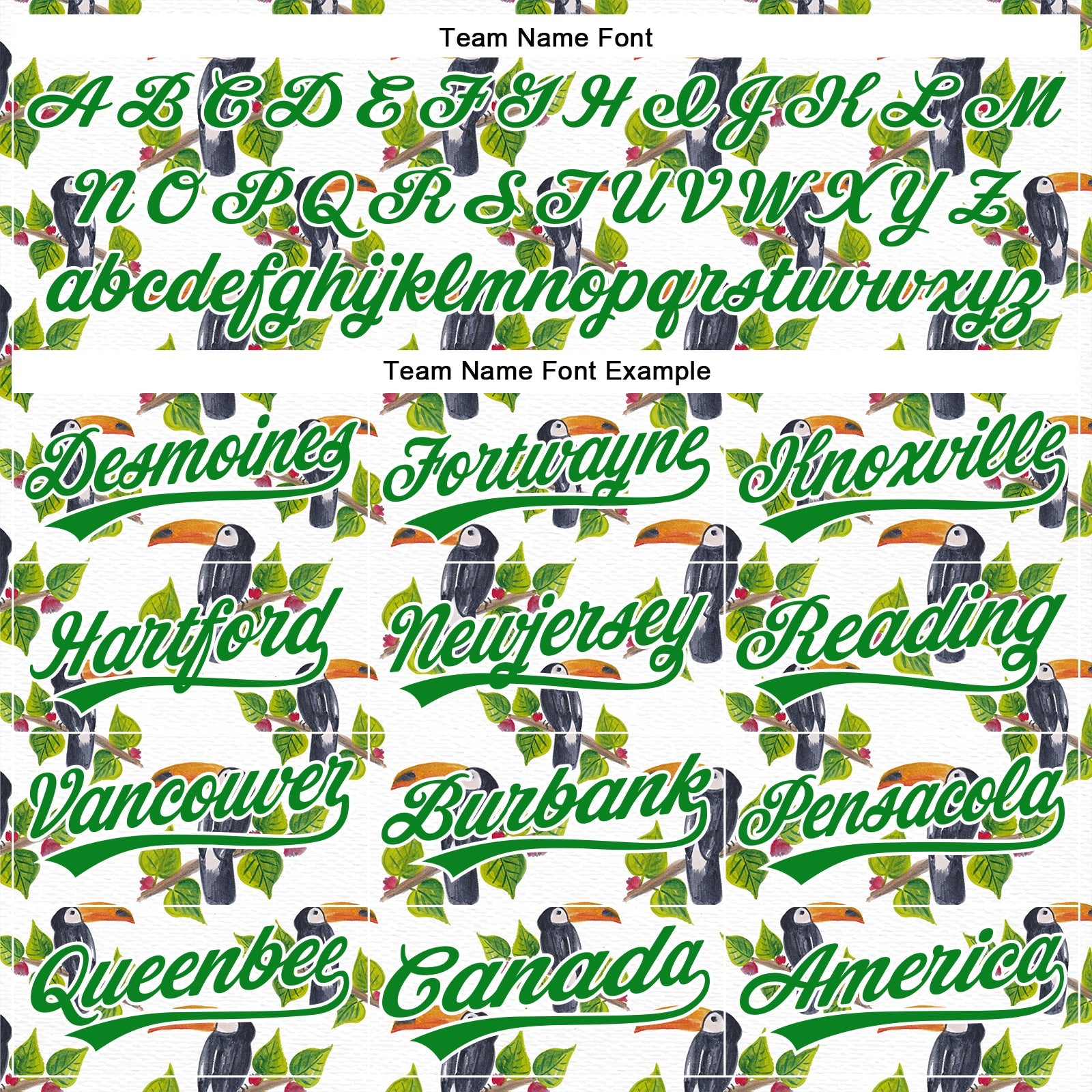 Custom White Grass Green 3D Pattern Design Animal Toucan And Tropical Hawaii Palm Leaves Authentic Baseball Jersey - Sky-Custom