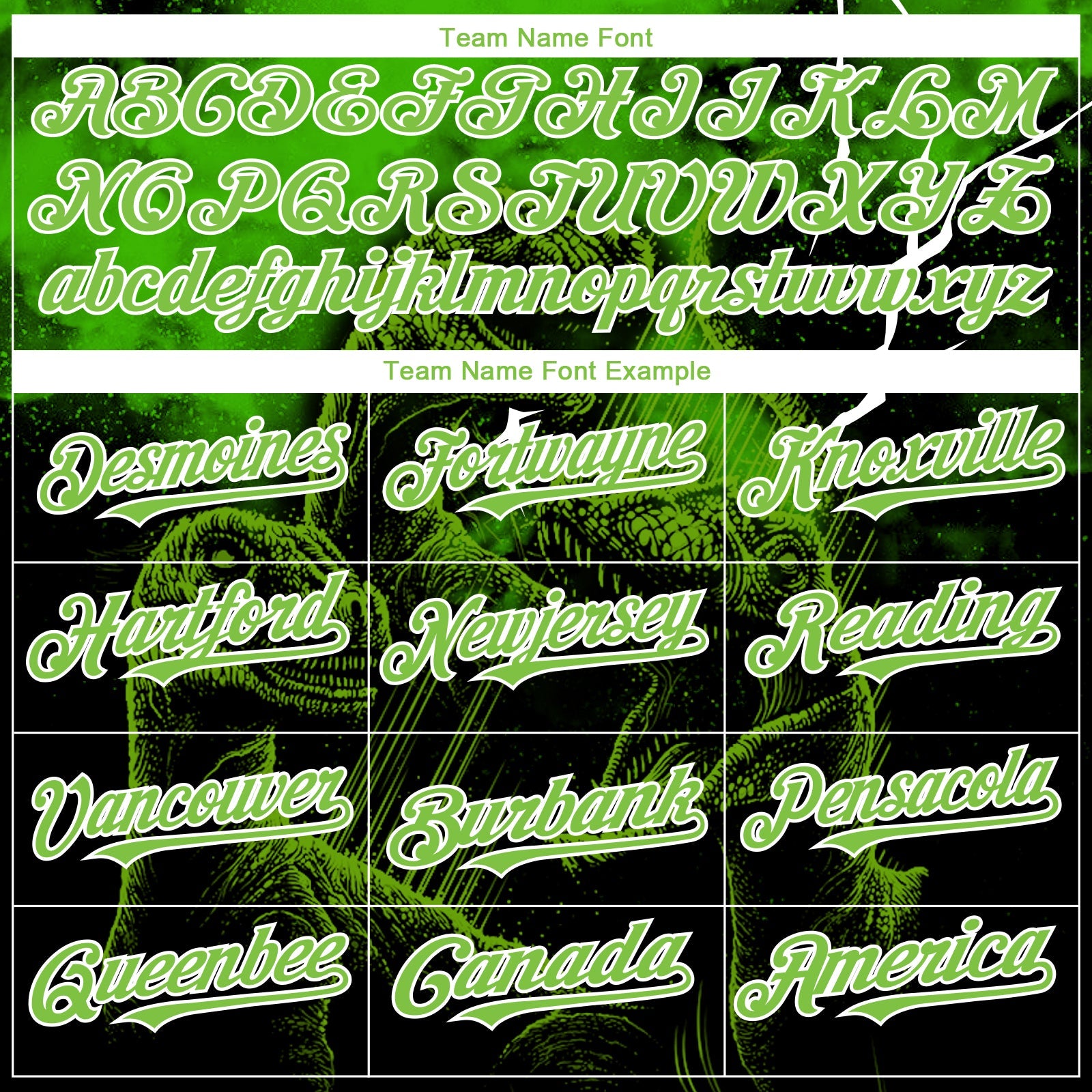 Custom Black Neon Green-White 3D Pattern Design Animal Dinosaur Authentic Baseball Jersey - Sky-Custom