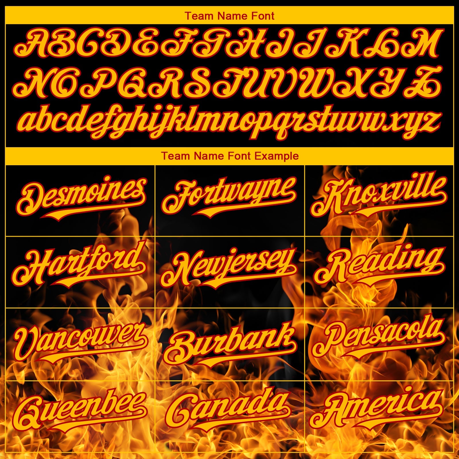 Custom Black Red-Yellow 3D Pattern Design Flame Authentic Baseball Jersey - Sky-Custom