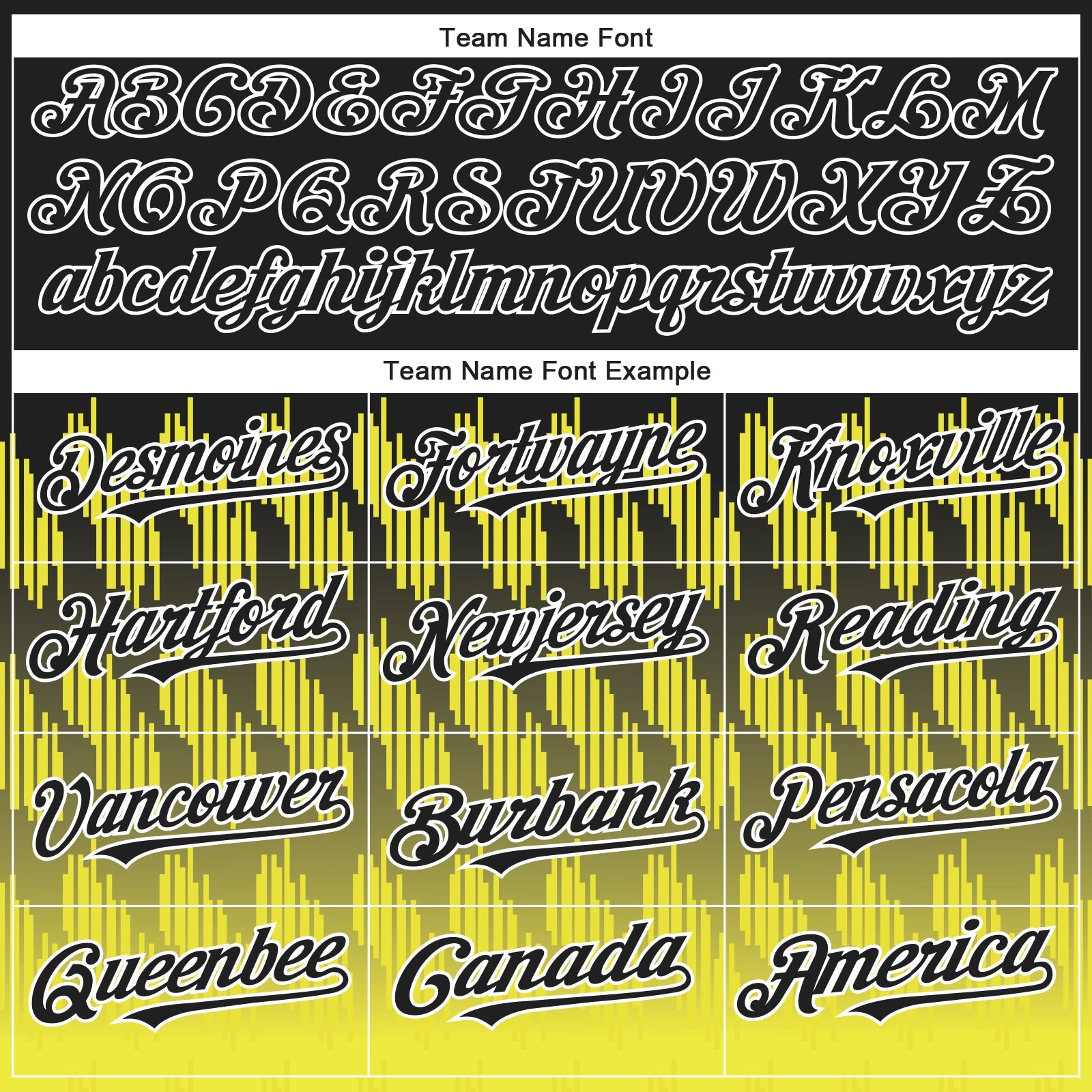 Custom Black Light Yellow-White 3D Pattern Design Lines Authentic Baseball Jersey - Sky-Custom