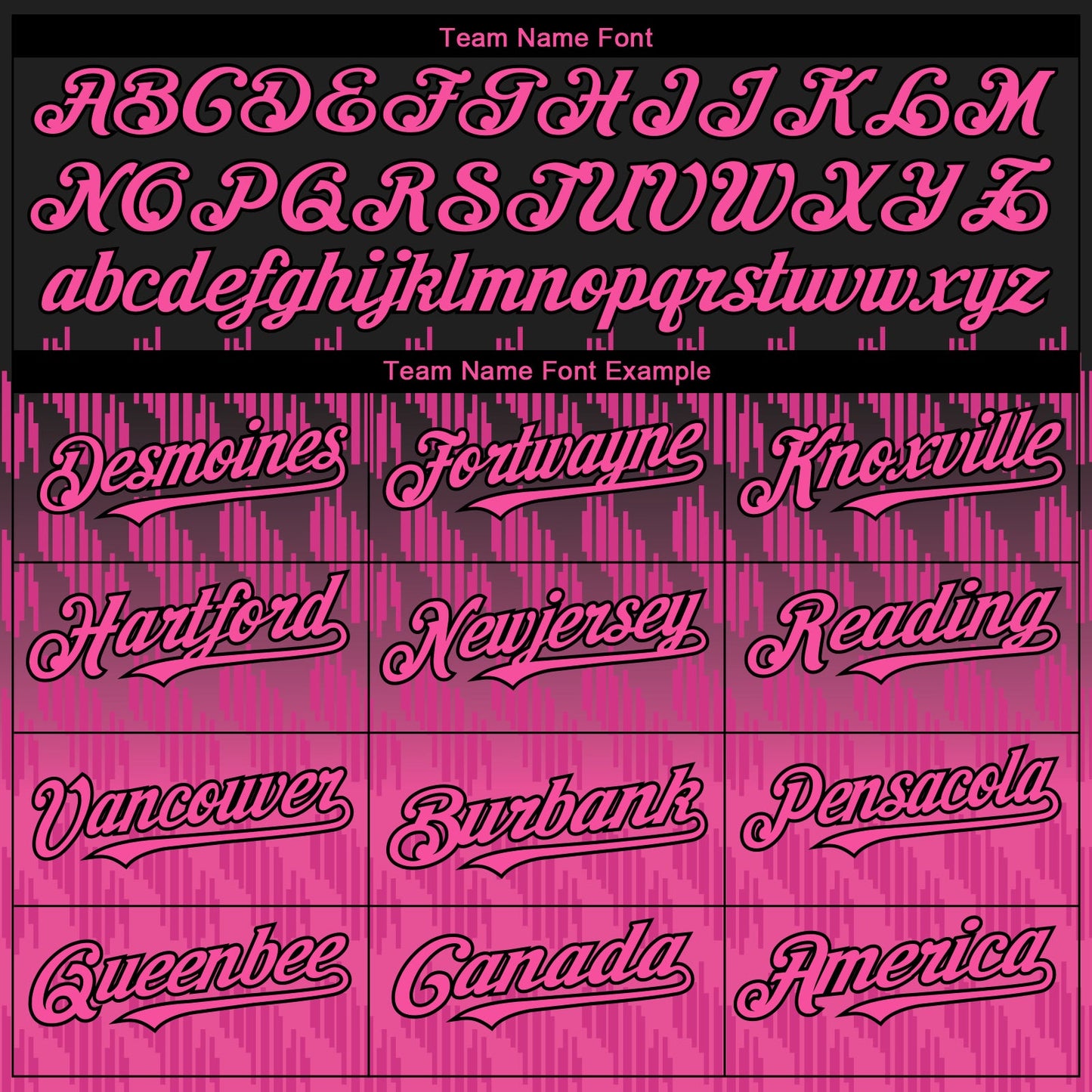 Custom Black Pink-White 3D Pattern Design Lines Authentic Baseball Jersey - Sky-Custom
