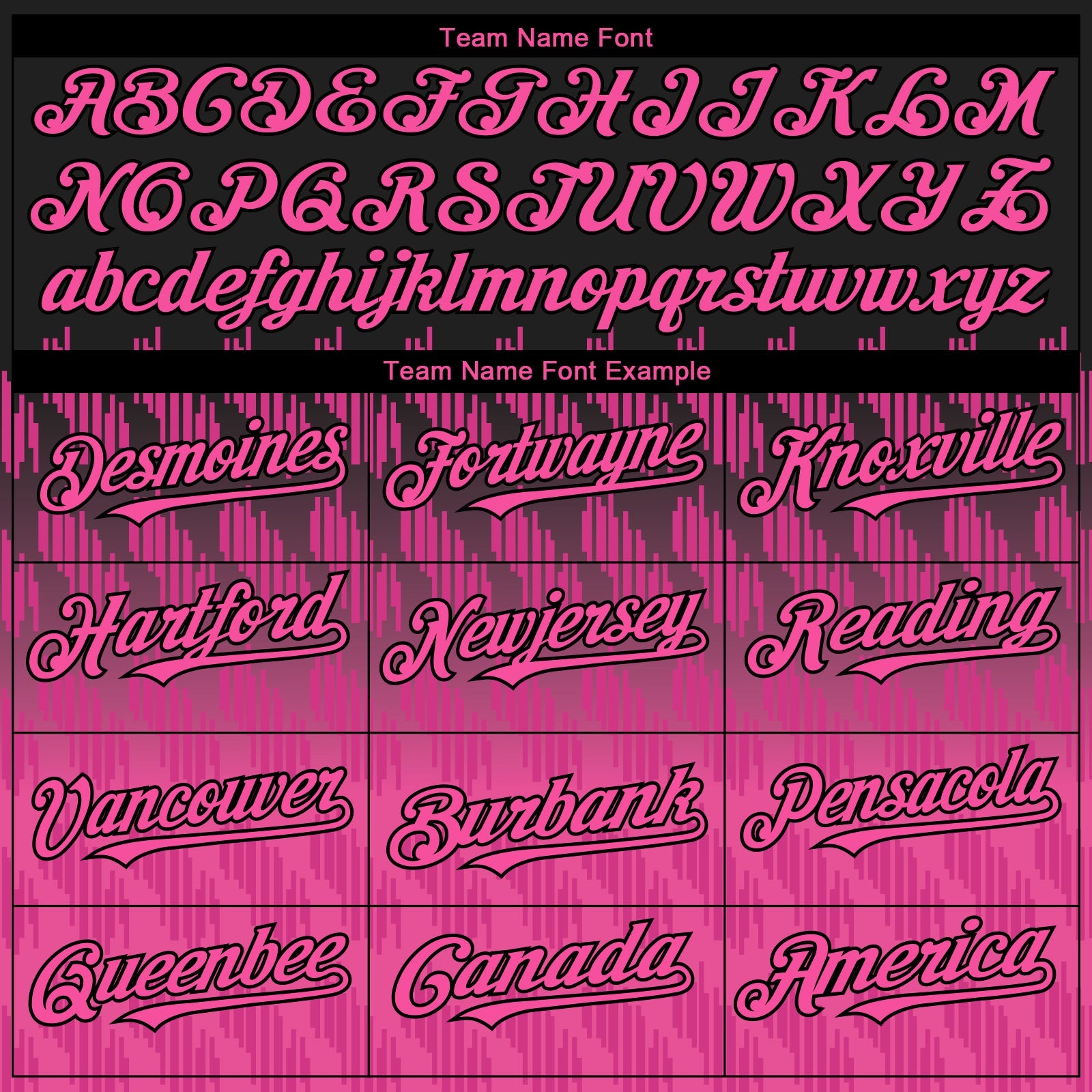 Custom Black Pink-White 3D Pattern Design Lines Authentic Baseball Jersey - Sky-Custom