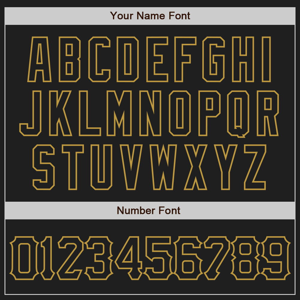 Custom Black White-Old Gold 3D Pattern Design Abstract Splatter Grunge Art Authentic Baseball Jersey - Sky-Custom