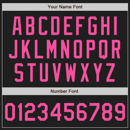 Custom Black Pink-Aqua 3D Pattern Design Abstract Network Authentic Baseball Jersey - Sky-Custom