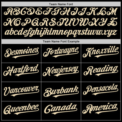 Custom Black Cream-Burgundy 3D Pattern Design Geometric Shapes Authentic Baseball Jersey - Sky-Custom