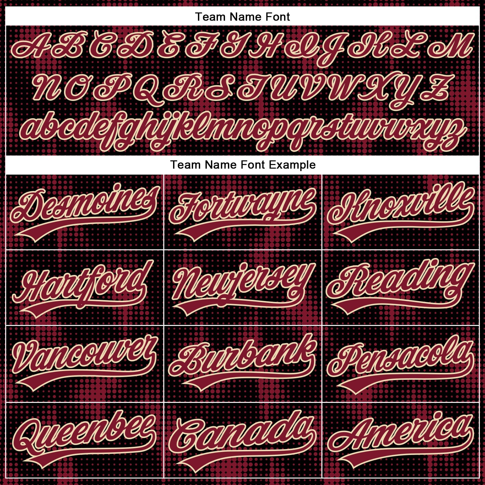Custom Black Crimson-Cream 3D Pattern Design Halftone Dots Authentic Baseball Jersey - Sky-Custom