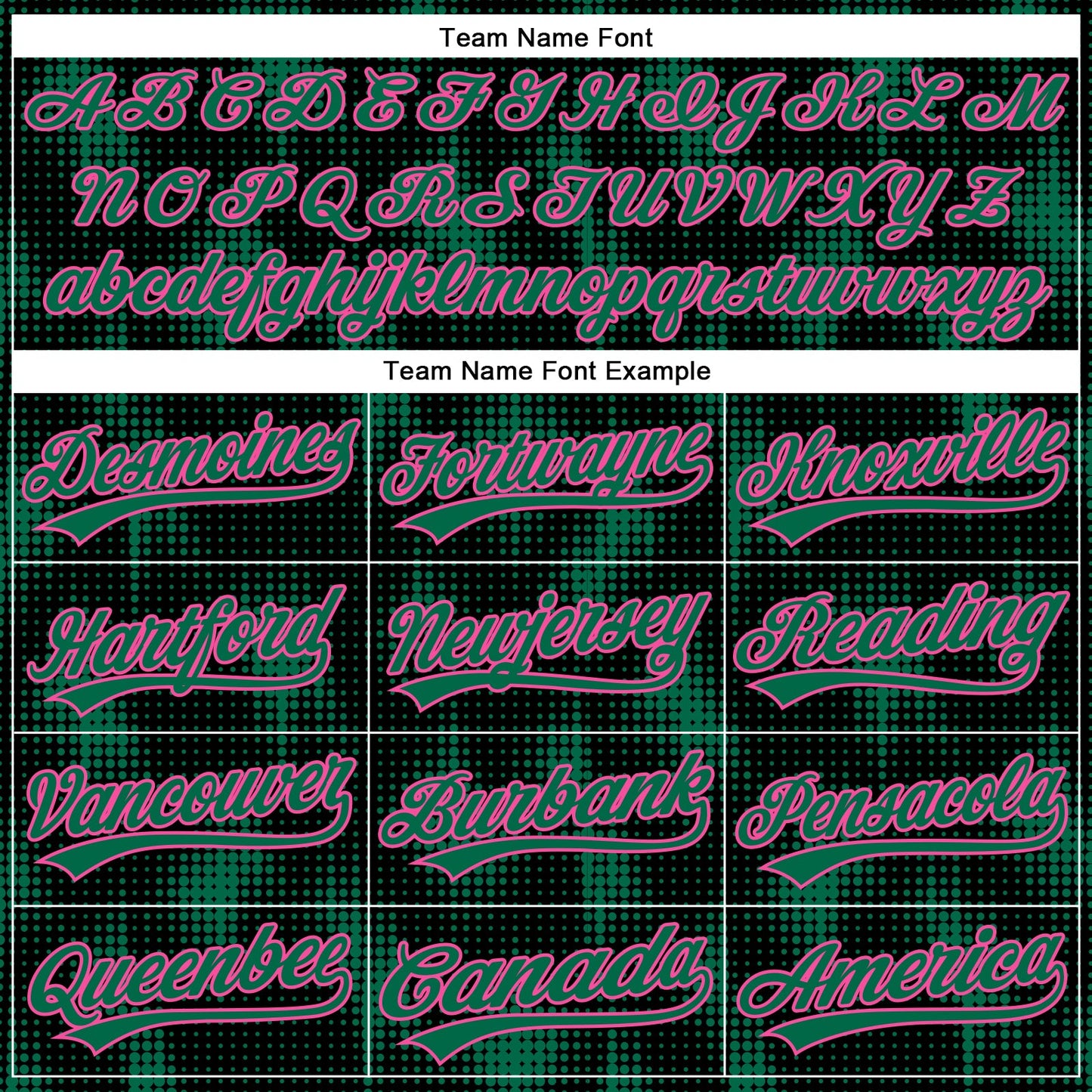 Custom Black Kelly Green-Pink 3D Pattern Design Halftone Dots Authentic Baseball Jersey - Sky-Custom