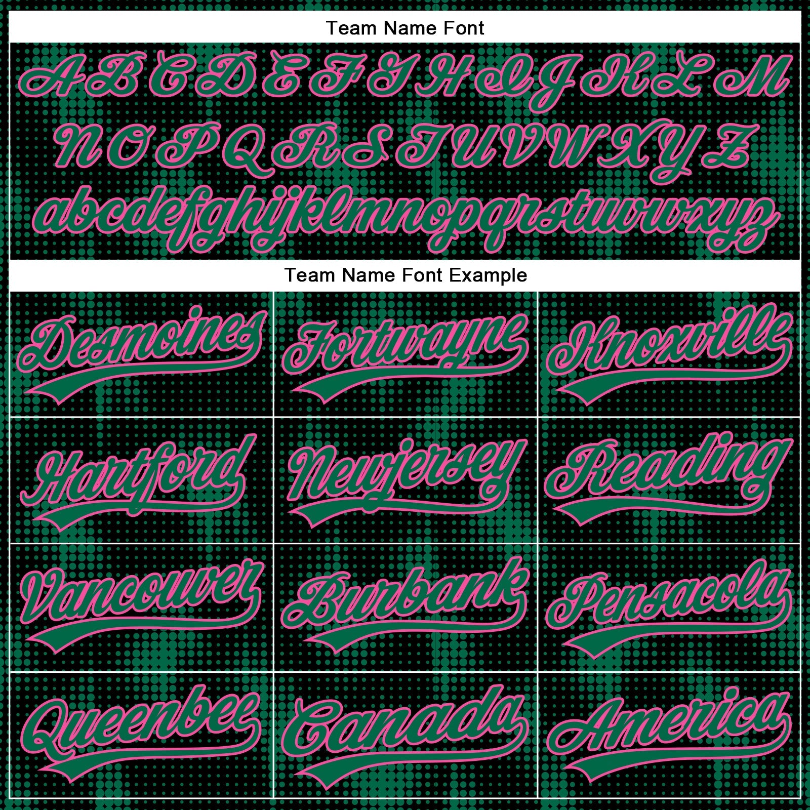 Custom Black Kelly Green-Pink 3D Pattern Design Halftone Dots Authentic Baseball Jersey - Sky-Custom