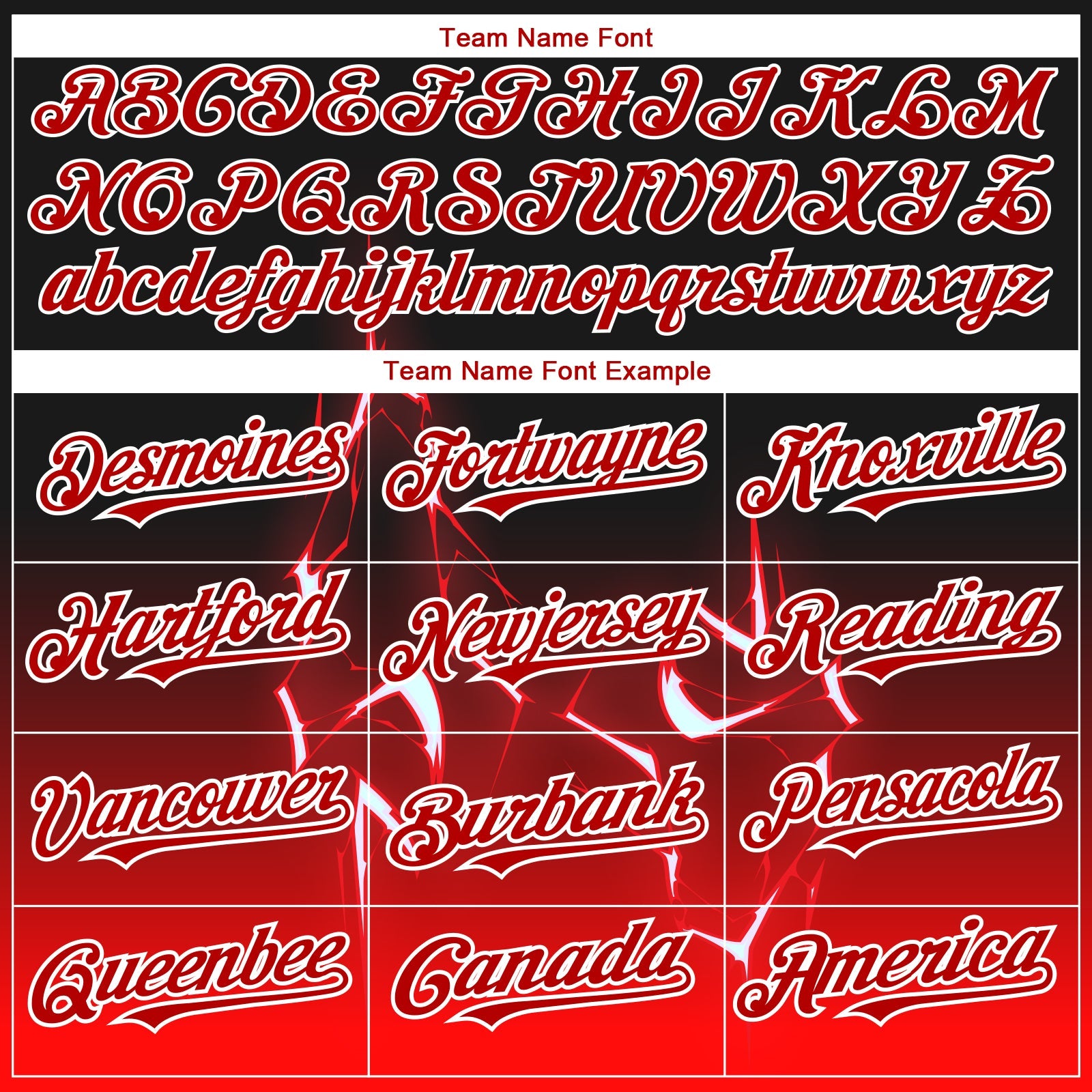 Custom Black Red-White 3D Pattern Design Lightning Authentic Baseball Jersey - Sky-Custom