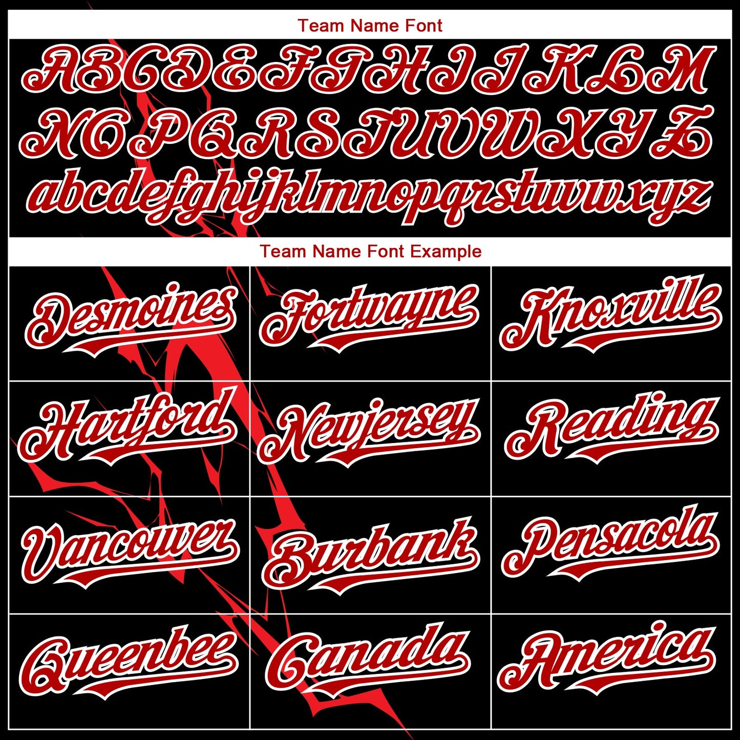 Custom Black Red-White 3D Pattern Design Lightning Authentic Baseball Jersey - Sky-Custom
