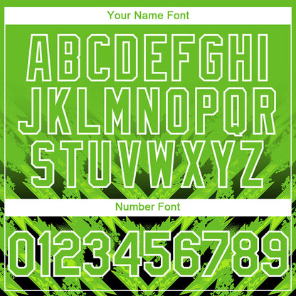 Custom Aurora Green Black-White 3D Pattern Design Abstract Arrow Authentic Baseball Jersey - Sky-Custom