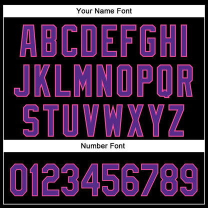 Custom Purple Pink 3D Pattern Design Rave Skull Authentic Baseball Jersey - Sky-Custom
