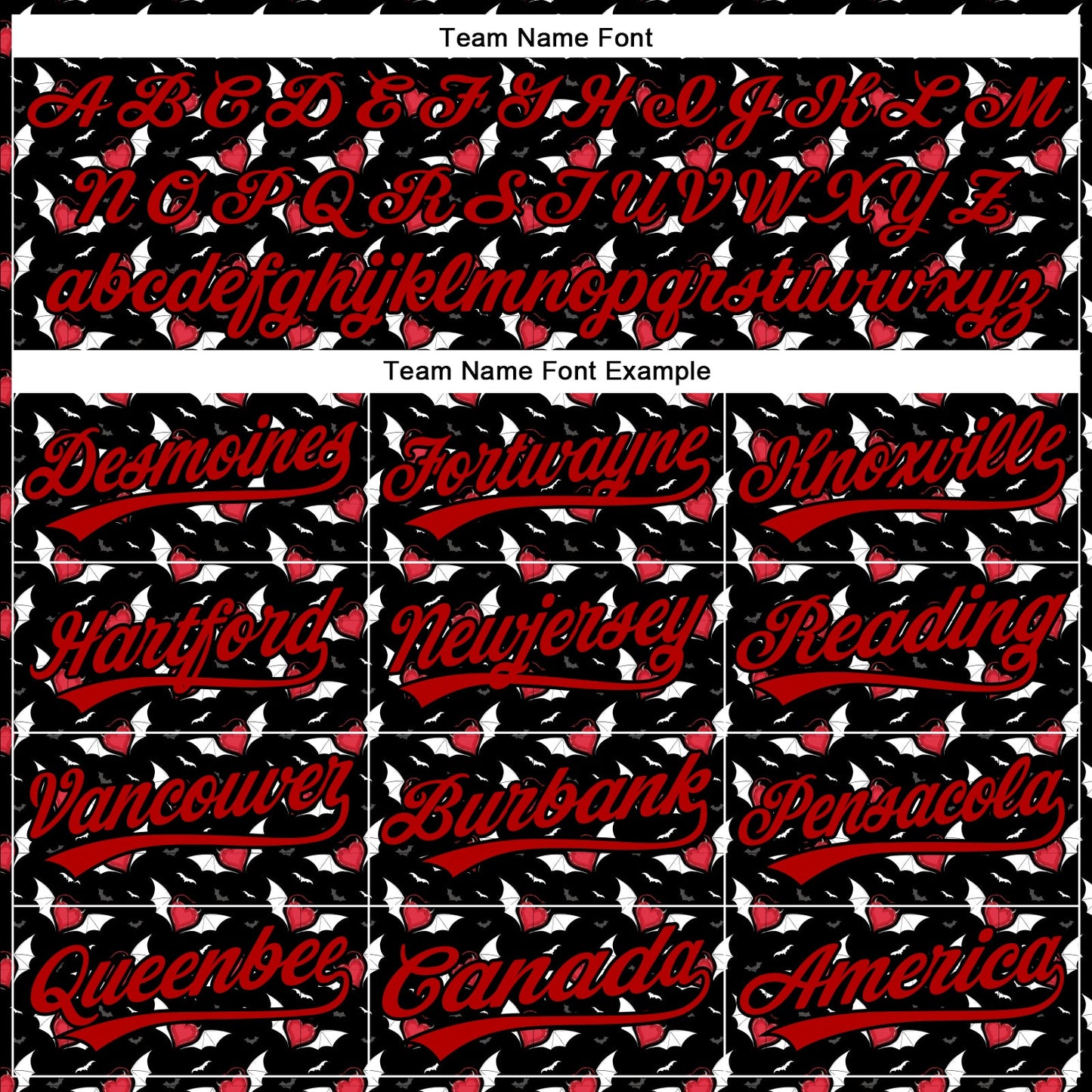 Custom Black Red 3D Pattern Design Gothic Style Devil Heart Authentic Baseball Jersey - Sky-Custom
