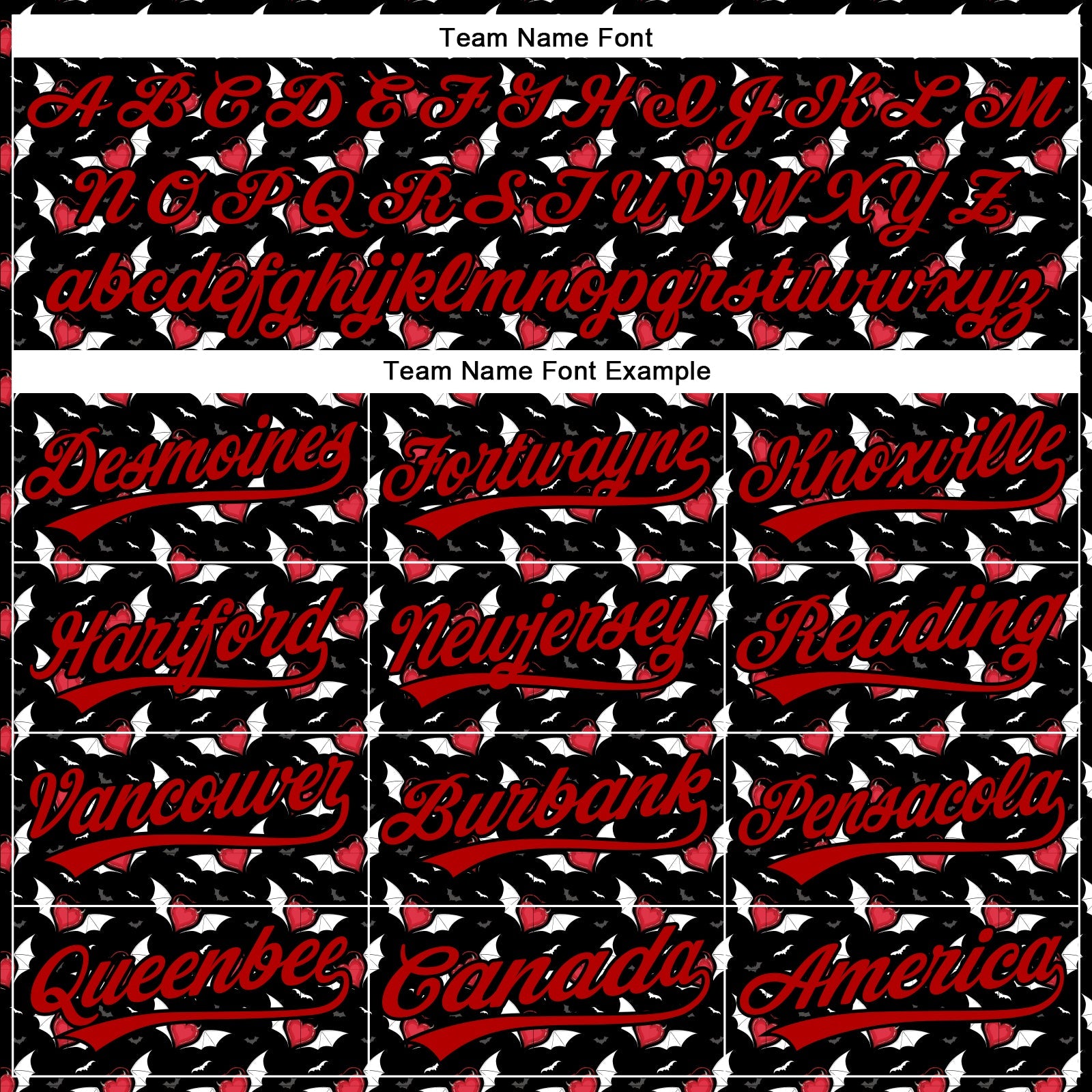 Custom Black Red 3D Pattern Design Gothic Style Devil Heart Authentic Baseball Jersey - Sky-Custom