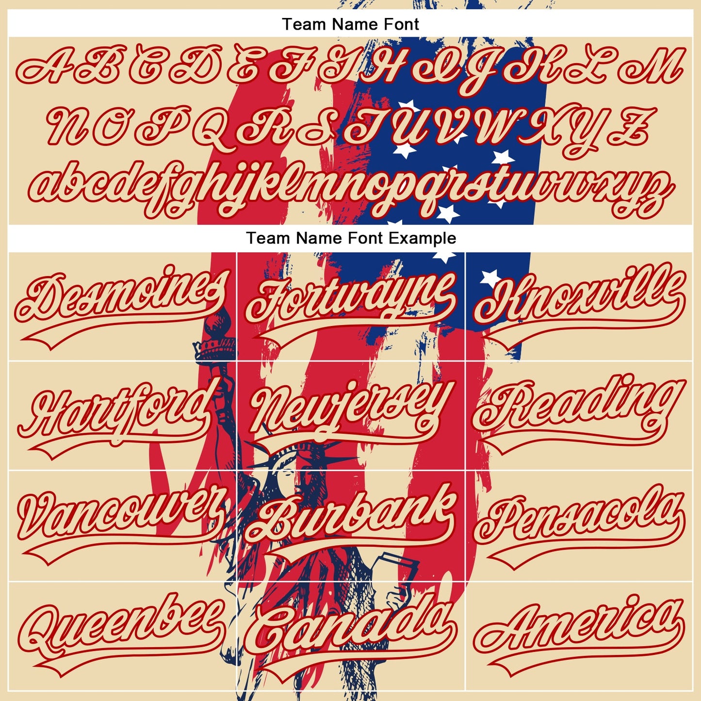 Custom Cream Red-Royal 3D Pattern Design American Spirit American Eagle And Stars Authentic Baseball Jersey - Sky-Custom