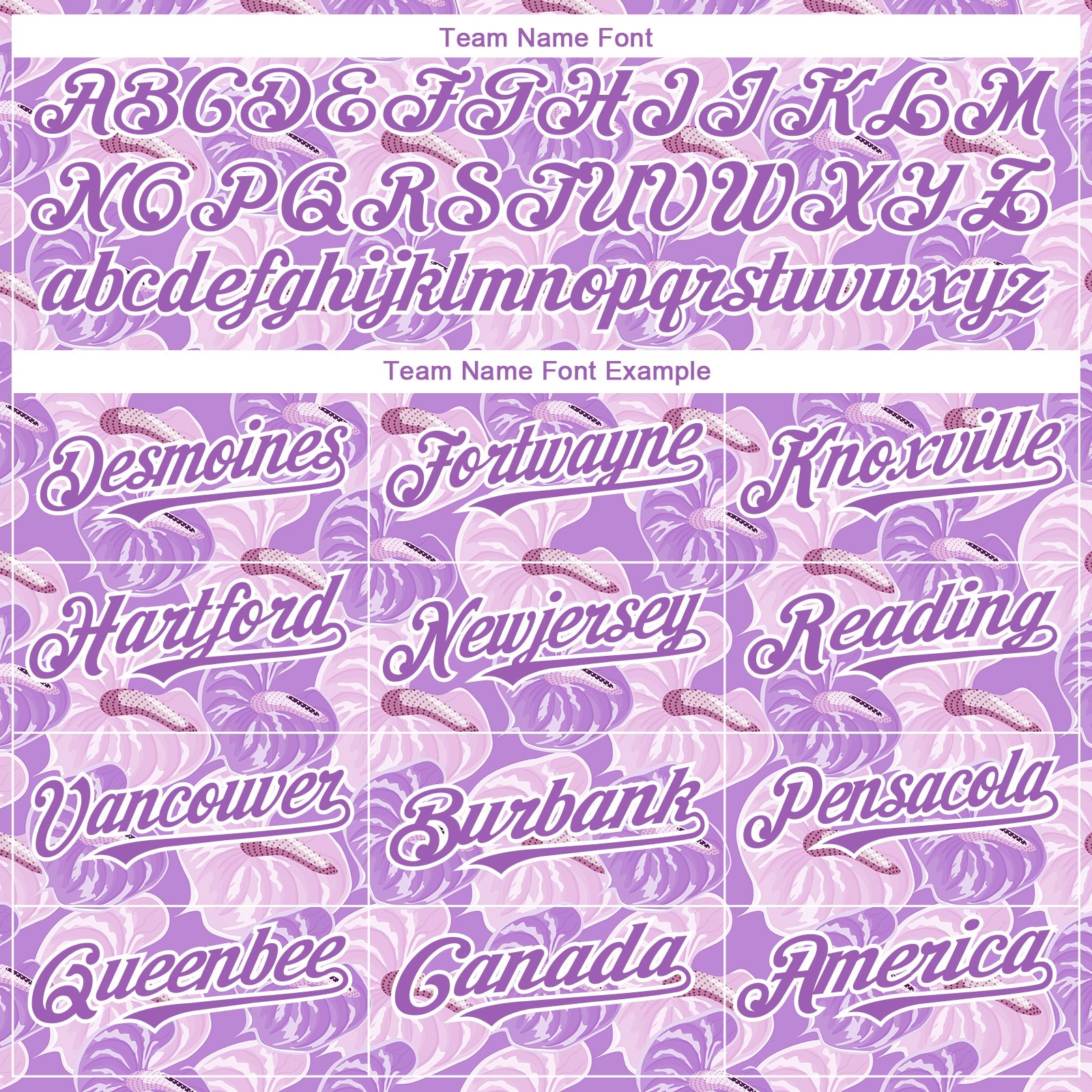 Custom Light Purple White 3D Pattern Design Tropical Anthurium Flower Authentic Baseball Jersey - Sky-Custom