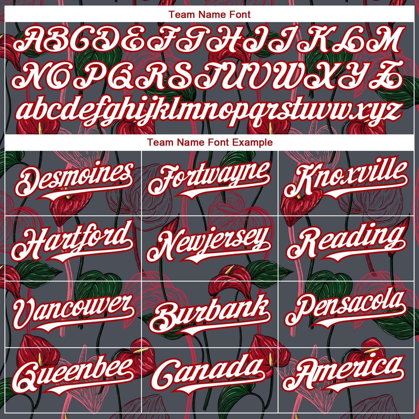 Custom Gray White-Red 3D Pattern Design Tropical Anthurium Flower Authentic Baseball Jersey - Sky-Custom