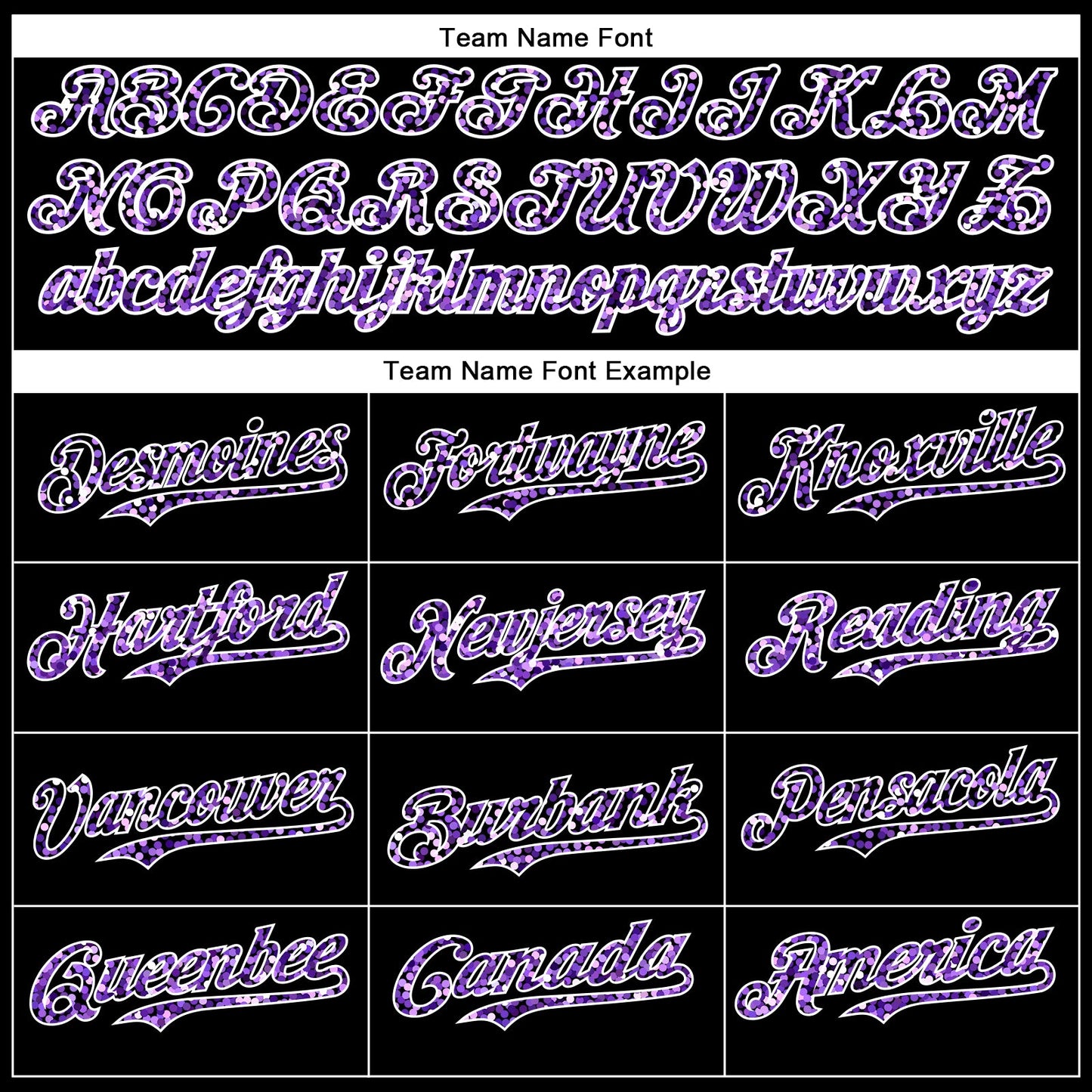 Custom Black Purple-White 3D Pattern Design Abstract Colorful Glittering Dot Authentic Baseball Jersey - Sky-Custom
