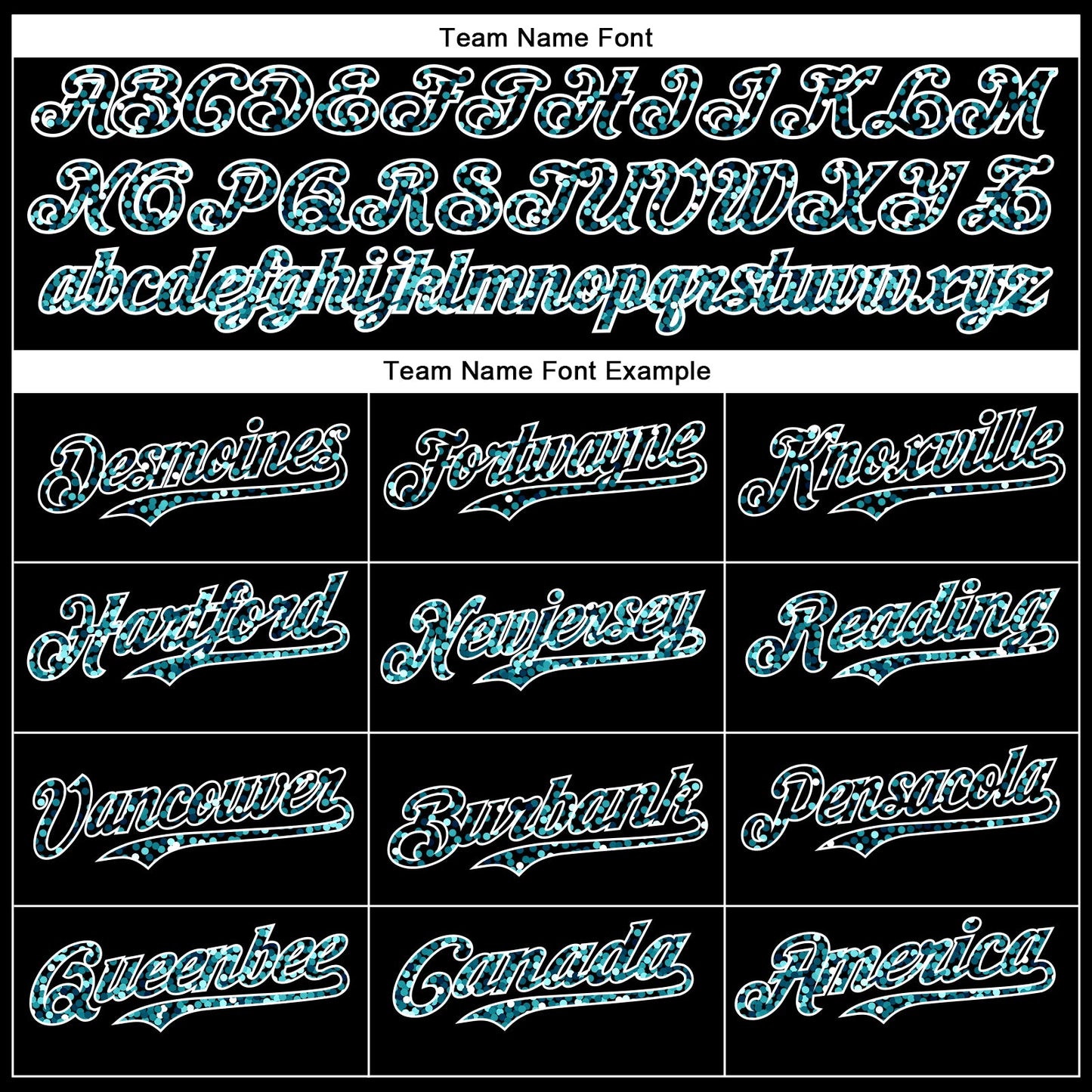 Custom Black Teal-White 3D Pattern Design Abstract Colorful Glittering Dot Authentic Baseball Jersey - Sky-Custom