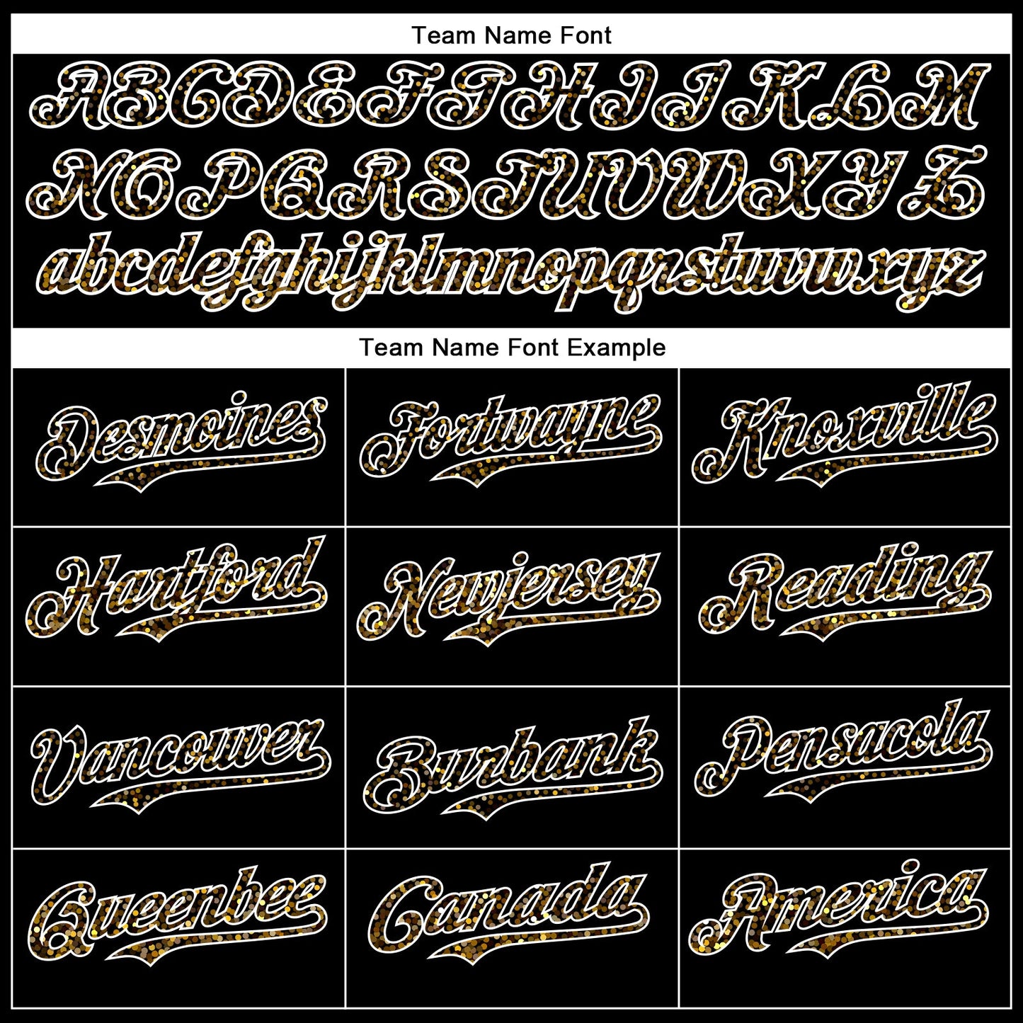 Custom Black Old Gold-White 3D Pattern Design Abstract Colorful Glittering Dot Authentic Baseball Jersey - Sky-Custom