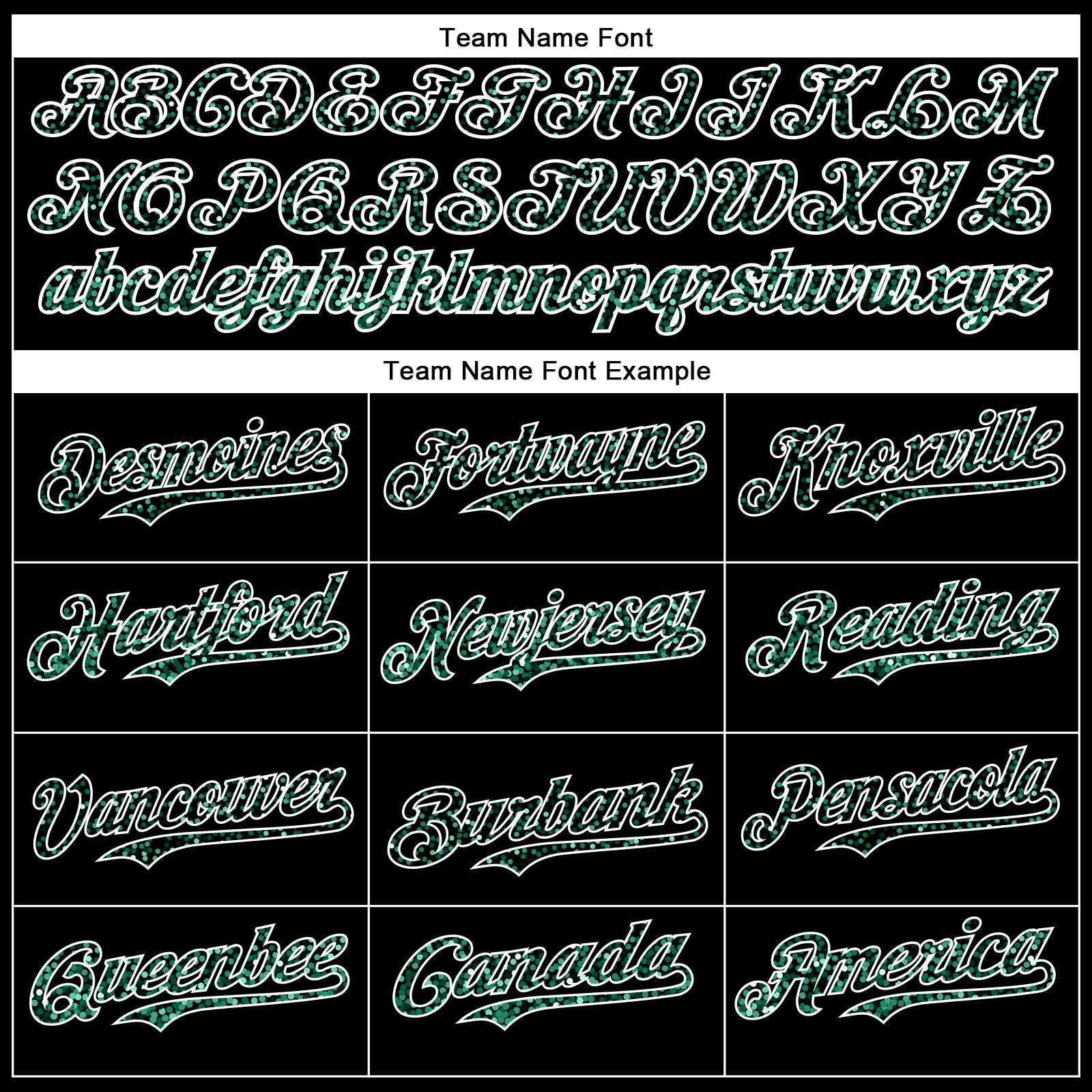 Custom Black Kelly Green-White 3D Pattern Design Abstract Colorful Glittering Dot Authentic Baseball Jersey - Sky-Custom