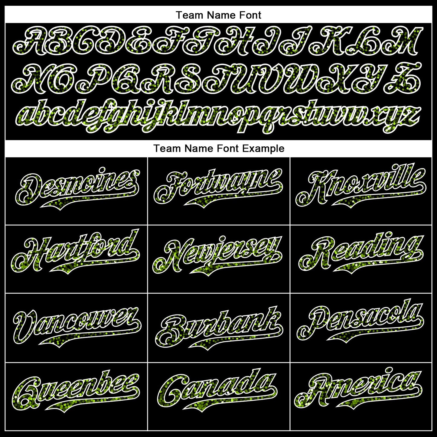 Custom Black Neon Green-White 3D Pattern Design Abstract Colorful Glittering Dot Authentic Baseball Jersey - Sky-Custom