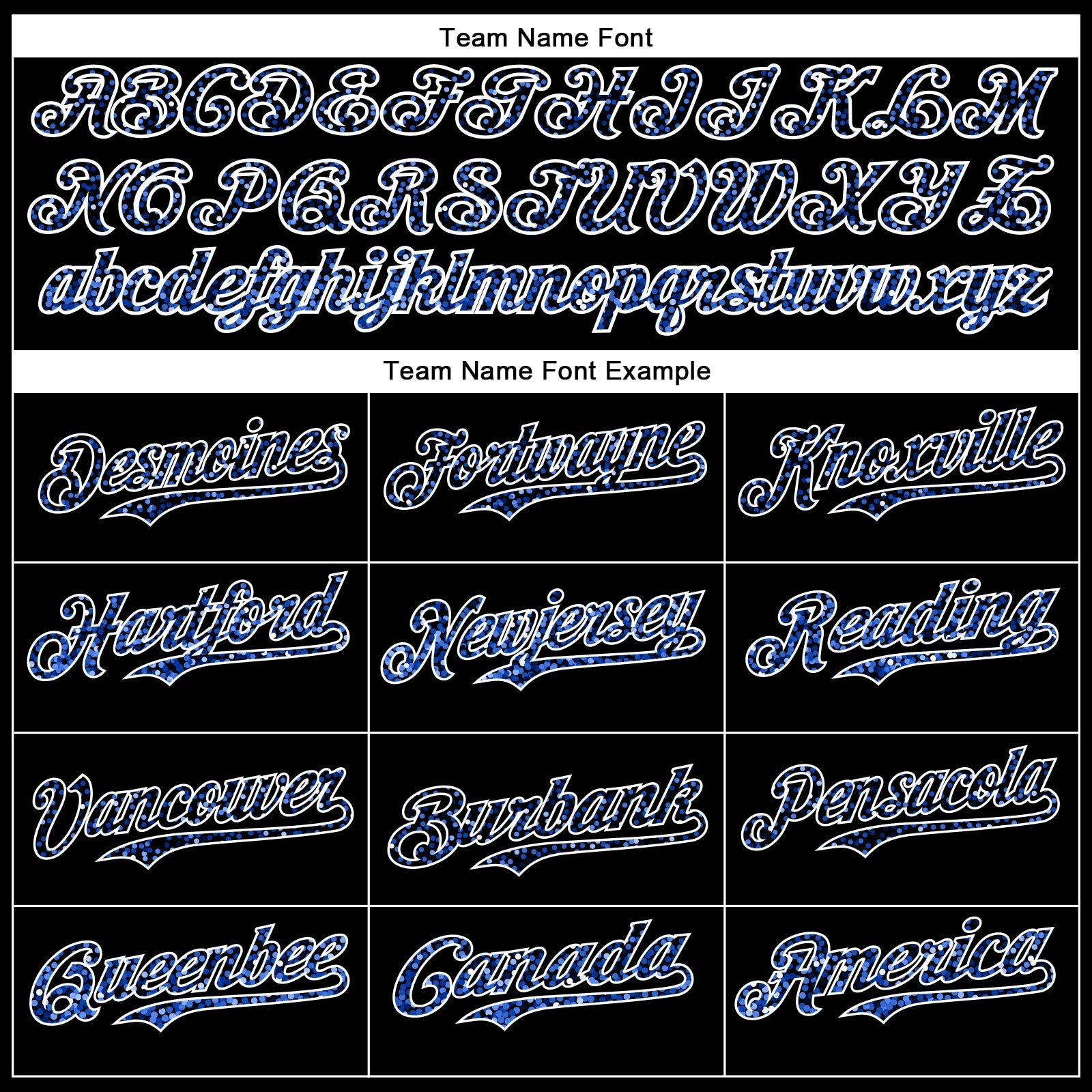 Custom Black Thunder Blue-White 3D Pattern Design Abstract Colorful Glittering Dot Authentic Baseball Jersey - Sky-Custom