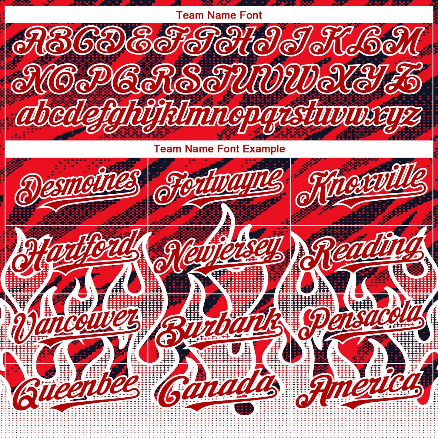 Custom Red Black-White 3D Pattern Design Flame Authentic Baseball Jersey - Sky-Custom