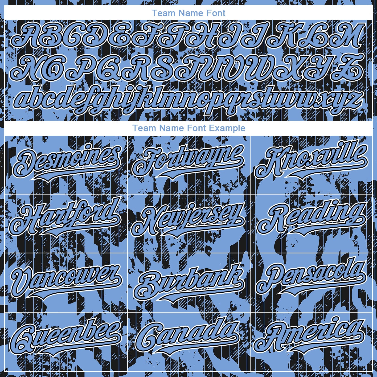 Custom Light Blue Black-White 3D Pattern Design Abstract Fluid Authentic Baseball Jersey - Sky-Custom