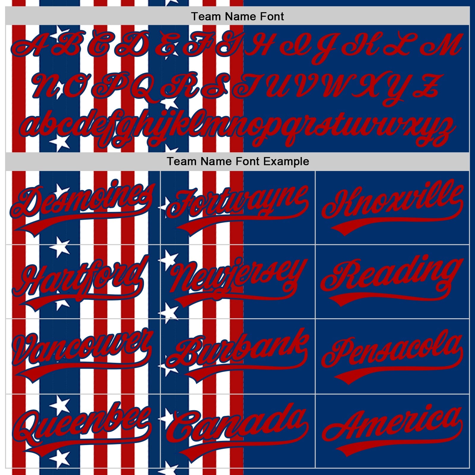 Custom US Navy Blue Red 3D American Flag And Star Authentic Baseball Jersey - Sky-Custom
