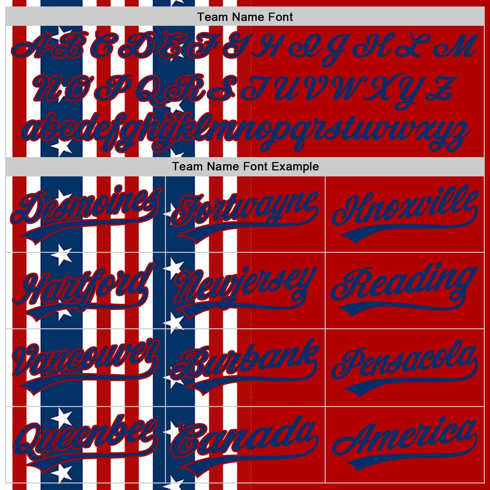 Custom Red US Navy Blue 3D American Flag And Star Authentic Baseball Jersey - Sky-Custom