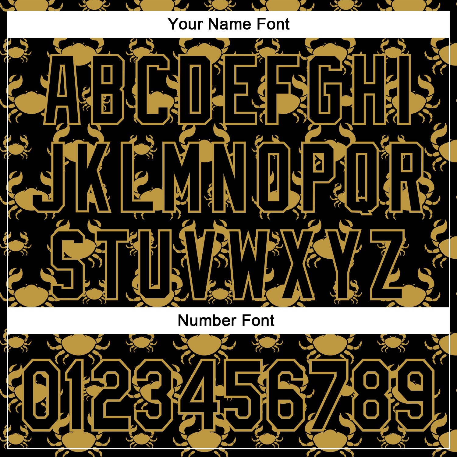 Custom Black Old Gold 3D Pattern Design Animal Crab Fruit Lemon Authentic Baseball Jersey - Sky-Custom