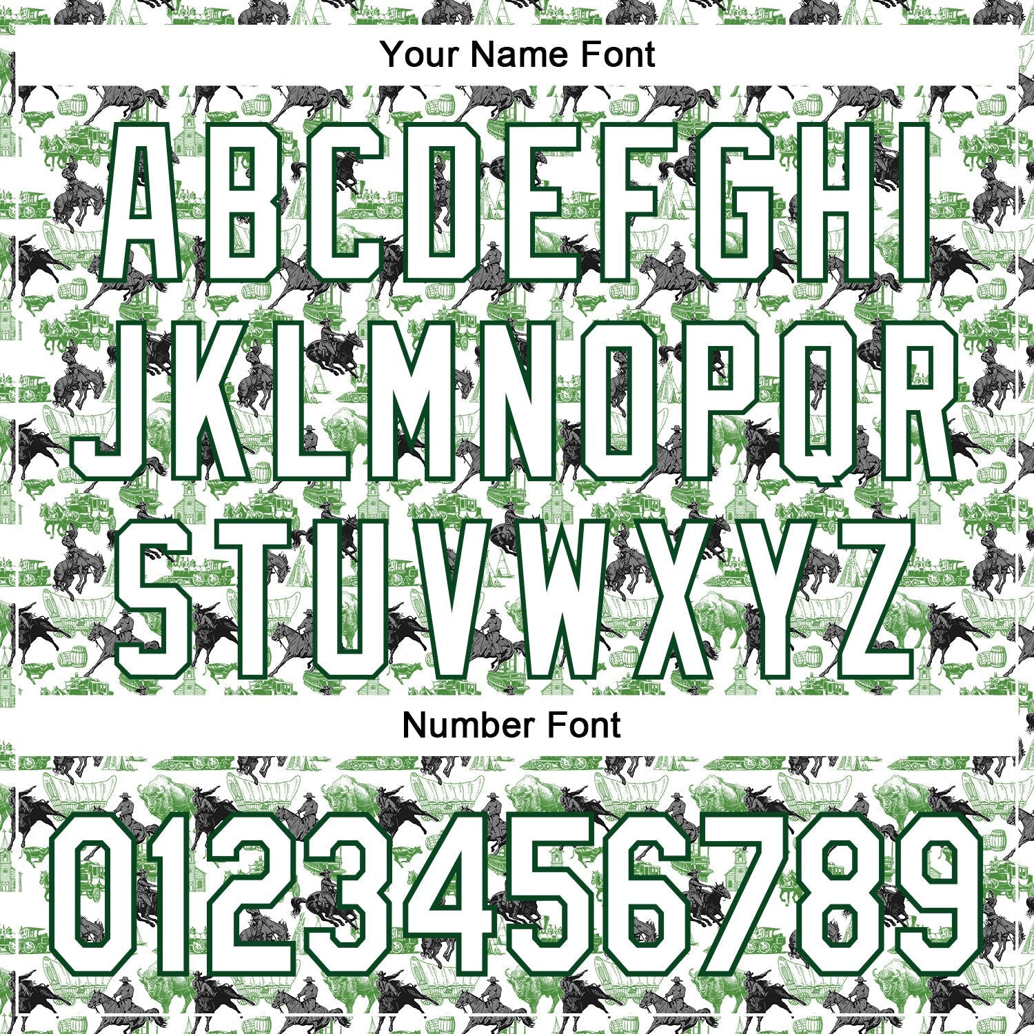 Custom White Green 3D Pattern Design Rodeo Cowboy Authentic Baseball Jersey - Sky-Custom