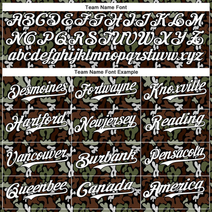 Custom Black White 3D Pattern Design Abstract Spots Authentic Baseball Jersey - Sky-Custom