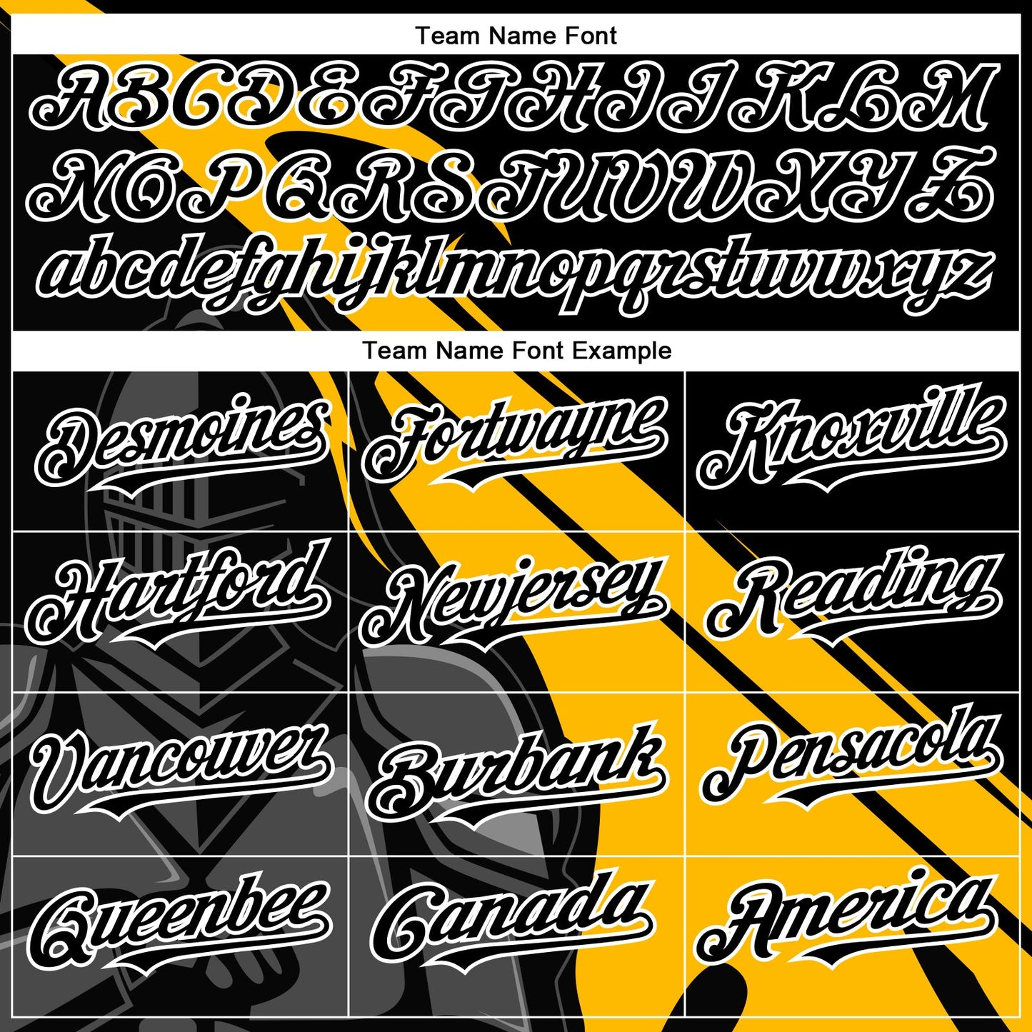 Custom Black Gold-White 3D Pattern Design Knight Hero Art Authentic Baseball Jersey - Sky-Custom