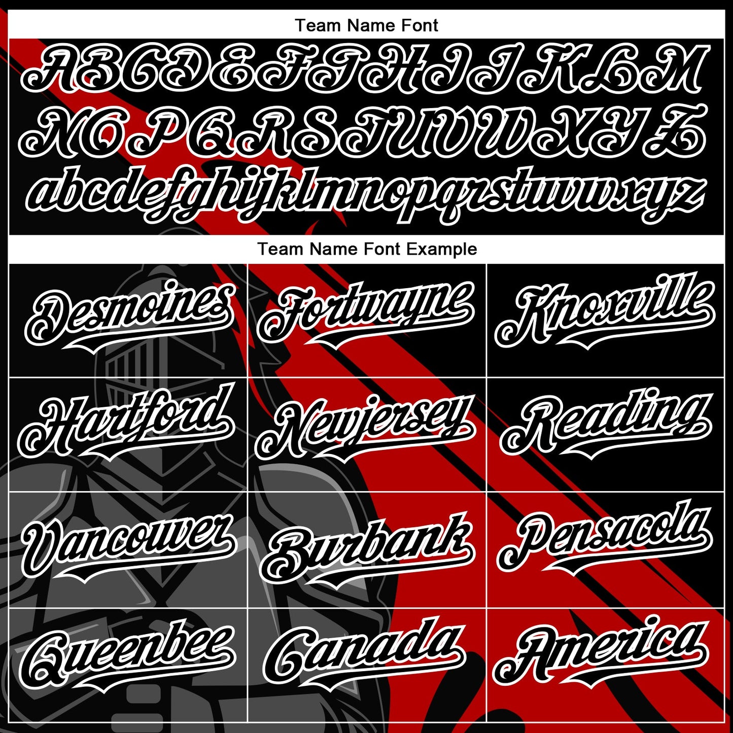 Custom Black Red-Gray 3D Pattern Design Knight Hero Art Authentic Baseball Jersey - Sky-Custom
